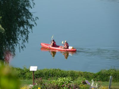 Canoe on the Loire-Montlouis-A.Clement-august2018